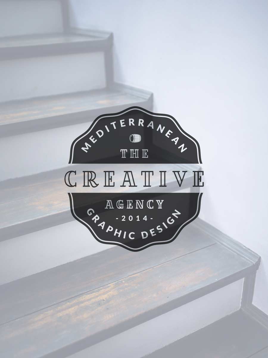 Creative agency logo: dark version